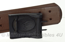 Luftwaffe koppelslot blauw  - topkwaliteit MET koppel - 120 cm