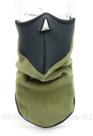 Defensie en KMARNS Korps Mariniers Facemask Green gezichtsmasker fleece groen - maker Dutraco Gouda BV - nieuw - origineel