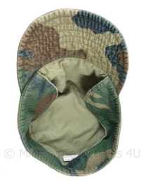 Korps Mariniers forest woodland camo pet cap veldcamouflage -  56 cm. hoofdomtrek - origineel