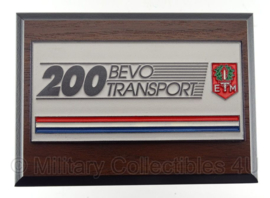 Wandbord KL 200 Bevo Transport - 18 x 13 cm - origineel