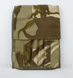Britse leger Desert DPM pouch voor notitieblok en pennen - 14 x 2 x 20 cm - licht gebruikt - origineel