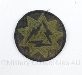 US Army 93rd Signal Brigade patch subdued arm embleem - diameter 7 cm - origineel