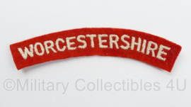 Britse leger Worcestershire shoulder title - 13 x 3,5 cm - origineel