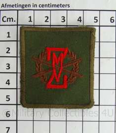 KL Landmacht vaardigheids borst embleem ZMLV Zware Militaire Vaardigheidsproeven - afmeting 4,5 x 5 cm - origineel