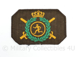 Defensie vorig model arm embleem LO Sport  - 10 x 6,5 cm - origineel