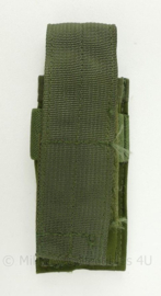 Defensie groene Glock 17 single mag pouch - 14 x 5 x 2½ cm - licht gebruikt - origineel