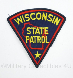 Amerikaans embleem American Wisconsin State Patrol patch - 10,5 x 11 cm - origineel