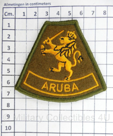 Nederlandse mouwleeuw ARUBA - met klittenband -  8 x 7 cm