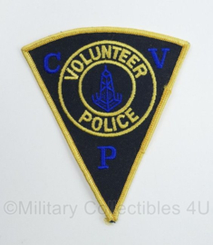 Amerikaanse Politie embleem American CVP Volunteer Police patch - 12 x 10 cm - origineel