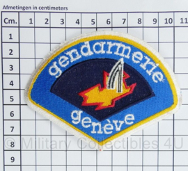 Zwitsers embleem Gendarmerie Geneve - 10 x 8 cm -  origineel