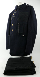 Vintage Brandweer Amsterdam wollen jas met broek - maat 58 - gedragen - origineel