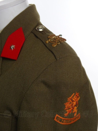 KL Koninklijke Landmacht Officiers uniform jasje - Rang tweede Luitenant - "vroeg model" jaren 60 met MLV speld - maat 50 - origineel