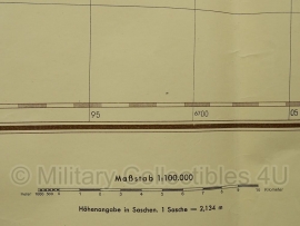 Duitse stafkaart Sonderausgabe 1940 - Ssimferopolj L-36-XV Ost -  98 x 89 cm.! - schaal 1:100000 - origineel