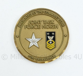 Coin US Army Join Task Force North USNORTHCOM for Excellence - diameter 5 cm - origineel