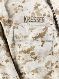 USMC US Marine Marpat Desert camo naam Kresser - medium long -  - origineel