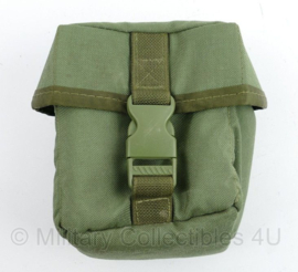 US Army green padded pouch voor apparatuur - 12 x 10 x 14 cm - origineel