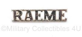 Britse Naoorlogse Schouder badge RAEME- 4,5 x 1,5 cm - origineel