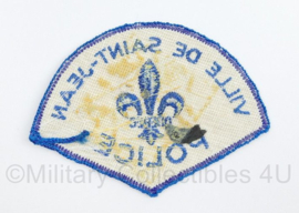 Canadees Ville de Saint Jean Police Quebec embleem - origineel