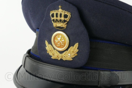 KL GLT platte pet met blauwe bies - maat 57½ - origineel
