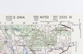 USA Defence mapping agency stafkaart Poland Czaplinek M753 2525III - 1 : 50.000 - 74 x 58 cm - origineel