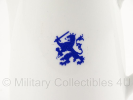 KL Nederlandse leger porseleinen melkkan - met stempel - 9 cm - origineel