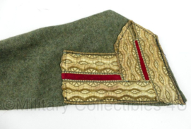Groene luxe kraag met metaaldraad - 41 x 9 cm - origineel