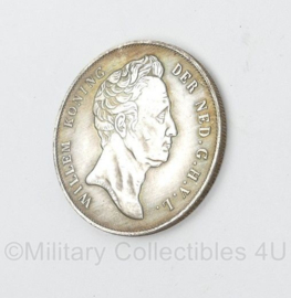 Nederlandse Twee en Halve Gulden munt Koning Willem der Nederlanden G.H.V.L. 1840 - replica