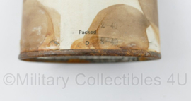 WO2 Britse Foot Powder in blikje 1 3/4 ounces 1940 - 5 x 3 x 9,5 cm - origineel