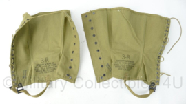 US M1938 Gaiters / M38 Leggins - meerdere maten - origineel WO2