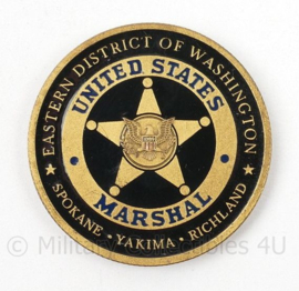 United States Marshal coin Eastern District of Washington - diameter 4 cm - origineel