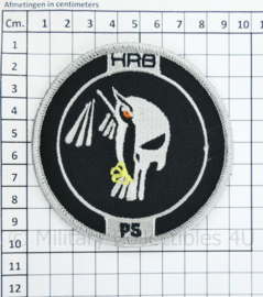KMAR Koninklijke Marechaussee HRB Hoog Risico Beveiliging P5 embleem - met klittenband - diameter 9 cm