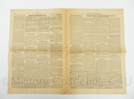 WO2 Duitse krant Frankische Tageszeitung nr. 45 23 februari 1944 - 47 x 32 cm - origineel