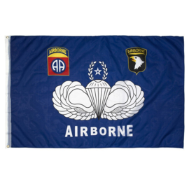 Vlag Airborne blauw