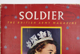 The British Army Magazine Soldier June 1953 Coronation 1953 -  Afkomstig uit de Nederlandse MVO bibliotheek - 30 x 22 cm - origineel