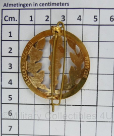 Franse leger baret insigne Medical Service - diameter 4,5 cm - origineel