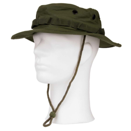 Boonie hat / Bush hat - Luxe model Ripstop - Groen