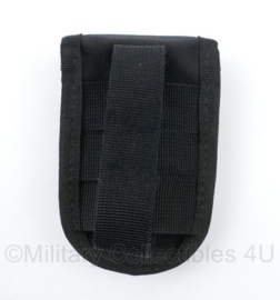 Defensie opbouwtas zakmes zwart MOLLE koppeltas - 8 x 3 x 11 cm - gebruikt - origineel