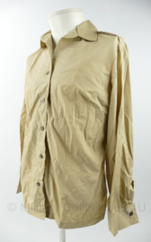 KL Nederlandse leger Dames overhemd khaki lange mouw - maat 40 - licht gedragen - origineel