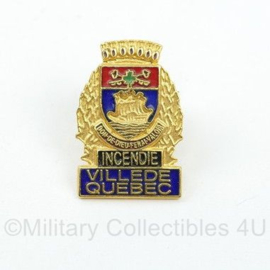 Canadese politie Incendie Ville de Quebec speld - 2,5 x 1,5 cm - origineel