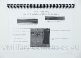 Defensie Hand out Mitrailleur Browning .50 M2 HB - 29,5 x 21,5 cm - gebruikt - origineel