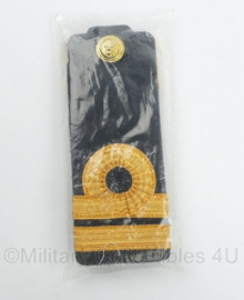Koninklijke Marine epauletten Luitenant ter Zee 2e klasse  - 13,5 x 5 cm - nieuw in de verpakking - origineel