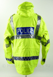 Britse Politie Police geel jack met capuchon en portofoonhouders - maat Small - nieuw - origineel