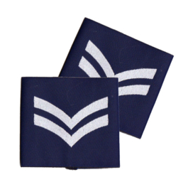 PAIR Royal Air Force Blue Rank Slides/Epaulettes  Corporal - origineel