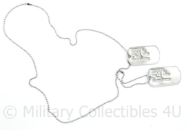Originele US Army dogtag set - complete set - origineel
