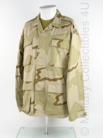 KM Korps Mariniers Desert jas (us army desert camo) - met zwart klittenband voor naamlint - maat Medium Regular - origineel