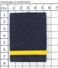 Nederlandse Politie schouderstukken - rang Aspirant - huidig model - afmeting 5 x 7 cm - origineel