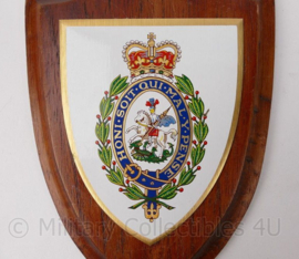 Britse Royal Regiment of Fusiliers wandbord - 18 x 12 x ½ cm - origineel
