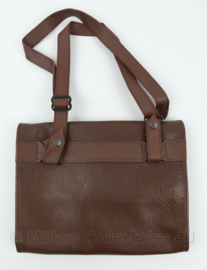 US Nurse Purse  handtas (nagemaakt) - bruin leer