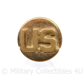 WO2 US Army collar disc vroeg model met draaischijf - diameter 2,5 cm -  origineel