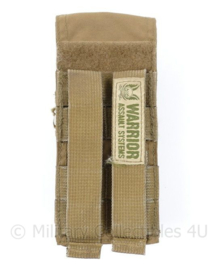 Defensie Warrior Assault Systems Molle Single mag pouch coyote M4 M16 C8 Diemaco - 8 x 6 x 17 cm -  origineel